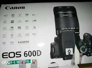 Canon 600d body only (no lens) for sell new
