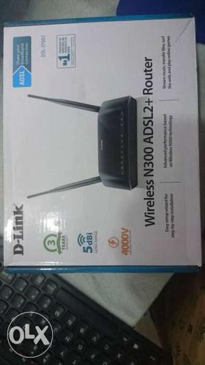 DLink Router u brand new. Bought 2 days ago.