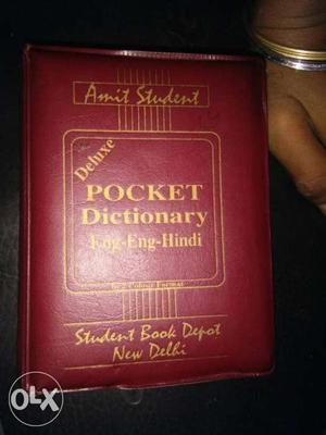 Deluxe Pocket Dictionary For-Eng-Hindi