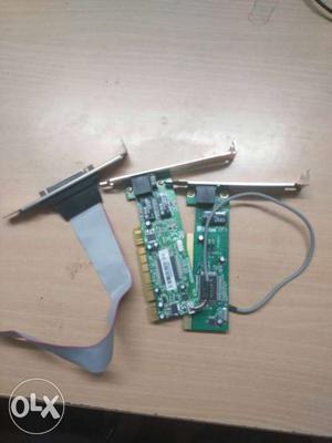 Desktop Accessories PCI Network Card and Parallel