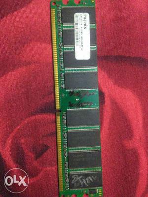 Green Computer Ram Stick