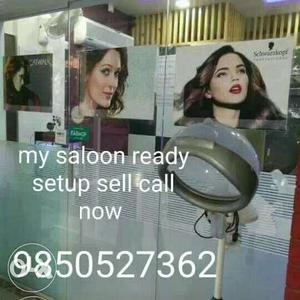 Grey And White Saloon Hair Steamer