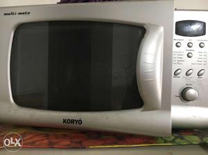 Grey Koryo Microwave Oven