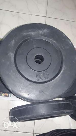 Hello - i have 50 kg rubber plates (2.5, 3 and 5