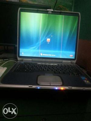 Hp laptop with battery. adopter