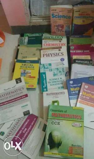 IX and X all cbsc books with reference book