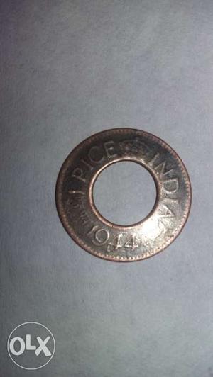 It is old coin of India in 