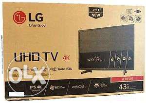 LG 43" 4K,HDR,FULL SMART,IPS Panel,Dolby LED TV at 