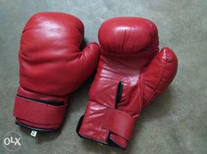 Pair Of Red Boxing Gloves