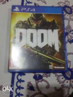 Ps4 game Doom with case, manual and bonus