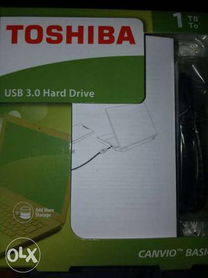 Toshiba 1 TB pocket hard drive. Absolutely new