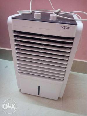 White And Gray Vego Small Air Cooler
