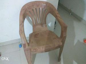 02 Brown Plastic Chairs