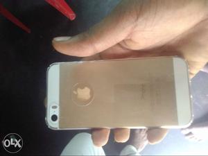 1 year used phone white gold colour without box 16gb, 5s