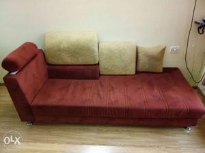 3 seater contemporary sofa in excellent condition