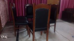 6 dining beautiful chairs in excellent condition