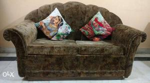 6 seater cloth sofa set (2 + 2 + 2). If complete