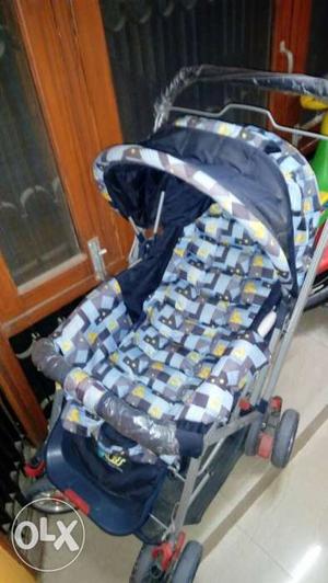 Babies pram is in almost new condition..very less