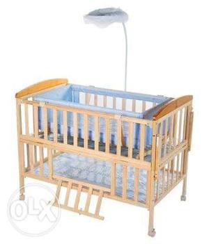 Baby cot. includes a swing, mosquito met and