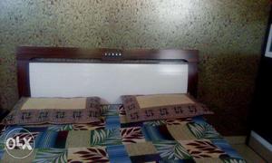 Black And White Wooden Headboard
