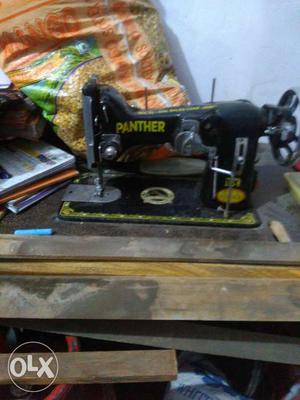 Black Panther Treadle Sewing Machine