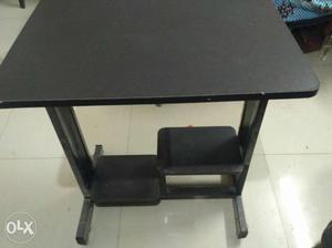 Black Pedestal Desk