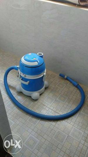 Blue And White Wet And Dry Vacuum Cleaner