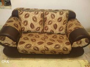 Brown 9 seater sofa set