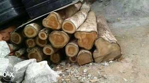 Brown Wood Log Lot