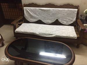 Five seater sofa & center table for sale