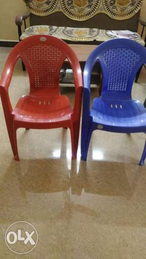 High quality plastic chairs unused and in good