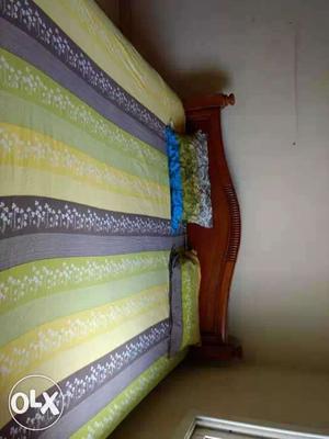 King Size bed with kurl on mattress