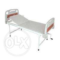 Semi fowler Hospital bed with handle to adjust variable