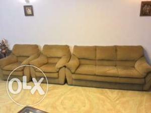 Sofa set comprising of 1 three seater and 2 single seaters