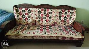 Sofa set of 3+1+1 for sale. used for 2 years.