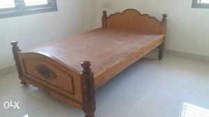 Soild wood double cot bed