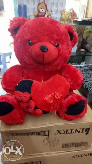 Teddy bear price 750 and Hert price 380 new ps
