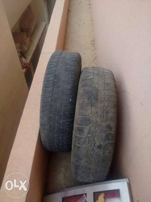 Two Automotive Tires