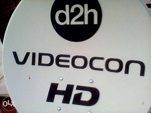Videocon HD d2h 1year old,with set top box.vry