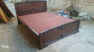Wooden double cot...