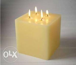 Yellow Scented Candle