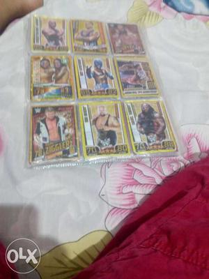 150 wwe cards 12 gold 30 silver