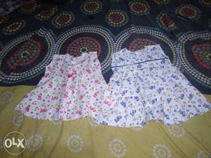 5,6 month cotton baby dress new