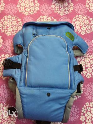 Baby's Blue And Gray Carrier