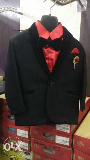 Black Blazer for boys 2 years 3 years and 8 years and 9