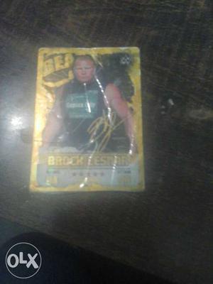 Brock Lesnar WWE Trading Card