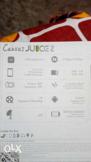 Canvus juice 2