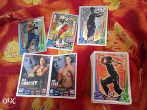 Cricket attax... In all 54 cards with 3