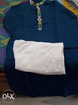 Embroidery kura along with pygama for eight to