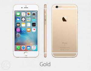 IPhone 6S 64GB Gold colour, 8months Old with Bill
